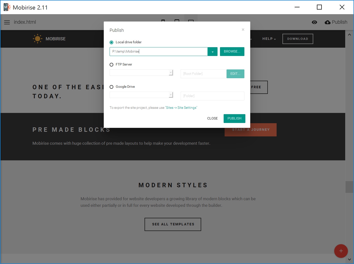 Quick HTML5 Web Page  Builder Review