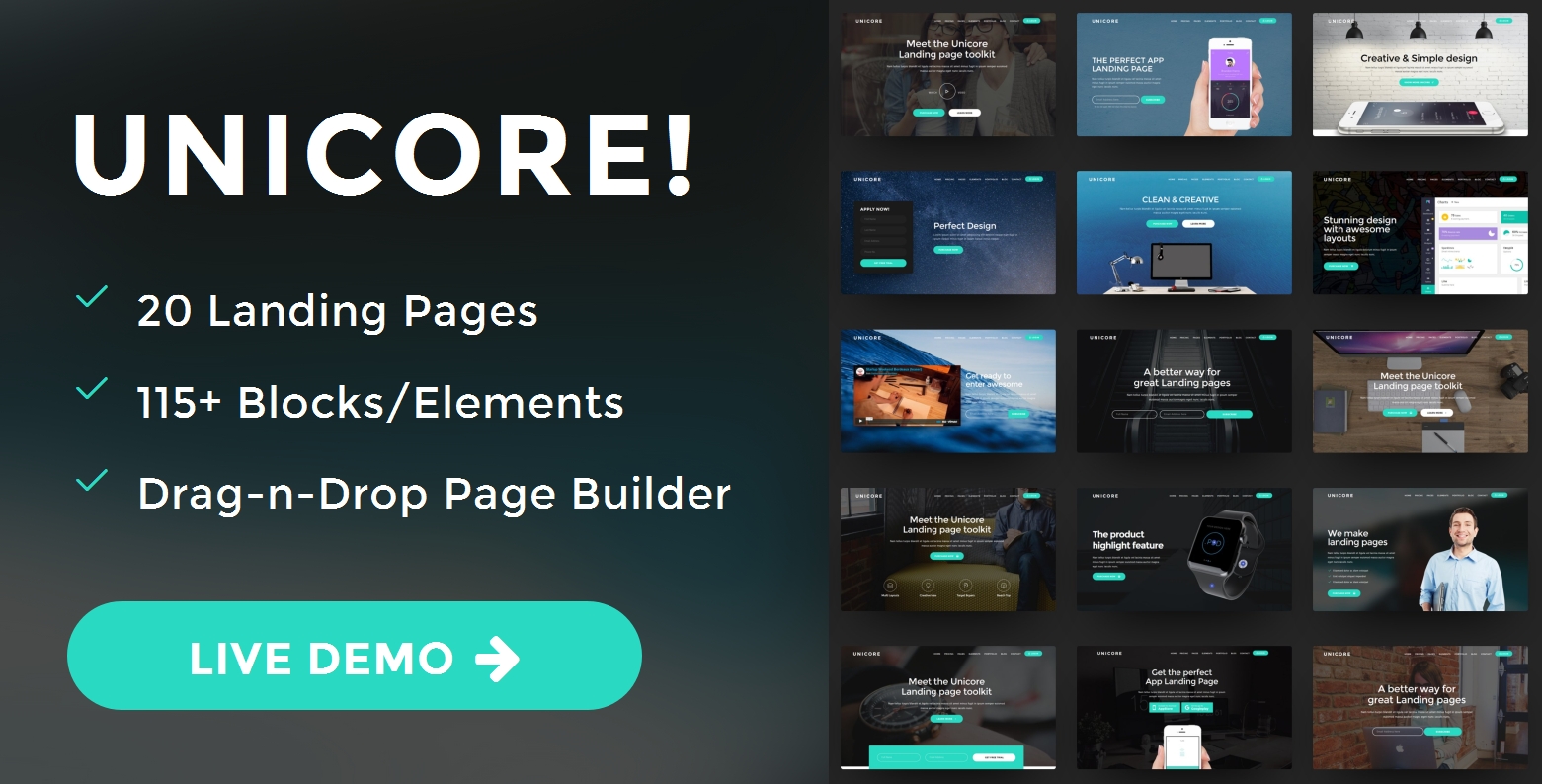 Custom Bootstrap Landing Page Theme Generator