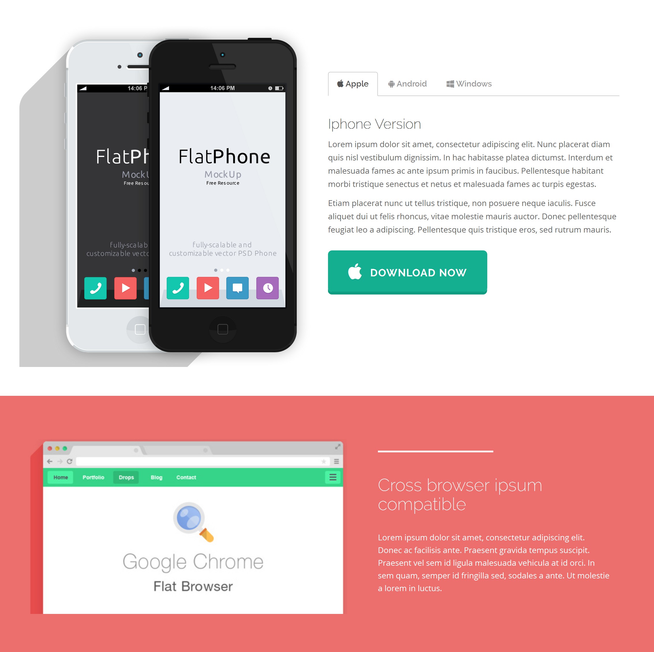 HTML5 Bootstrap App Theme