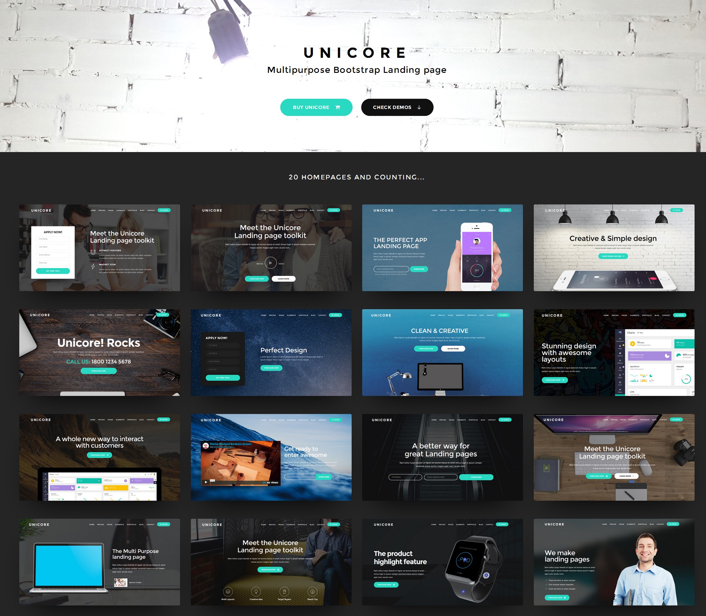 Responsive Bootstrap App Theme