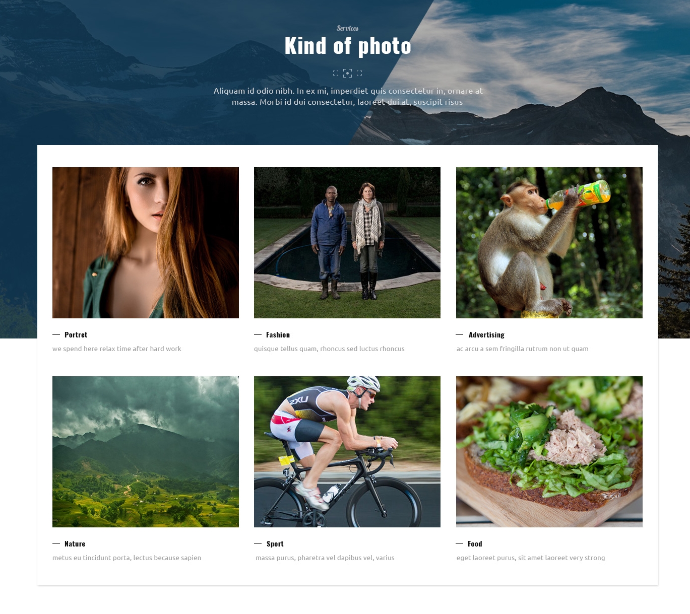 Free Bootstrap One Page Theme