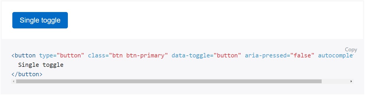 Toggle states provided  by simply Bootstrap buttons