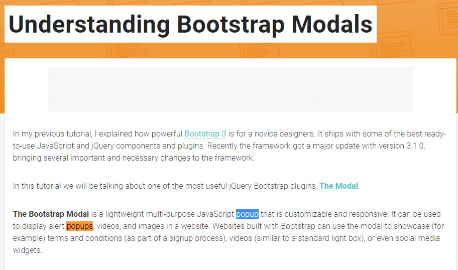  One more  valuable  content  regarding Bootstrap Modal Popup