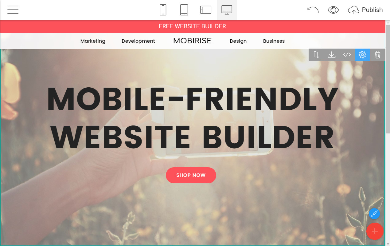 Mobile-friendly Website Maker