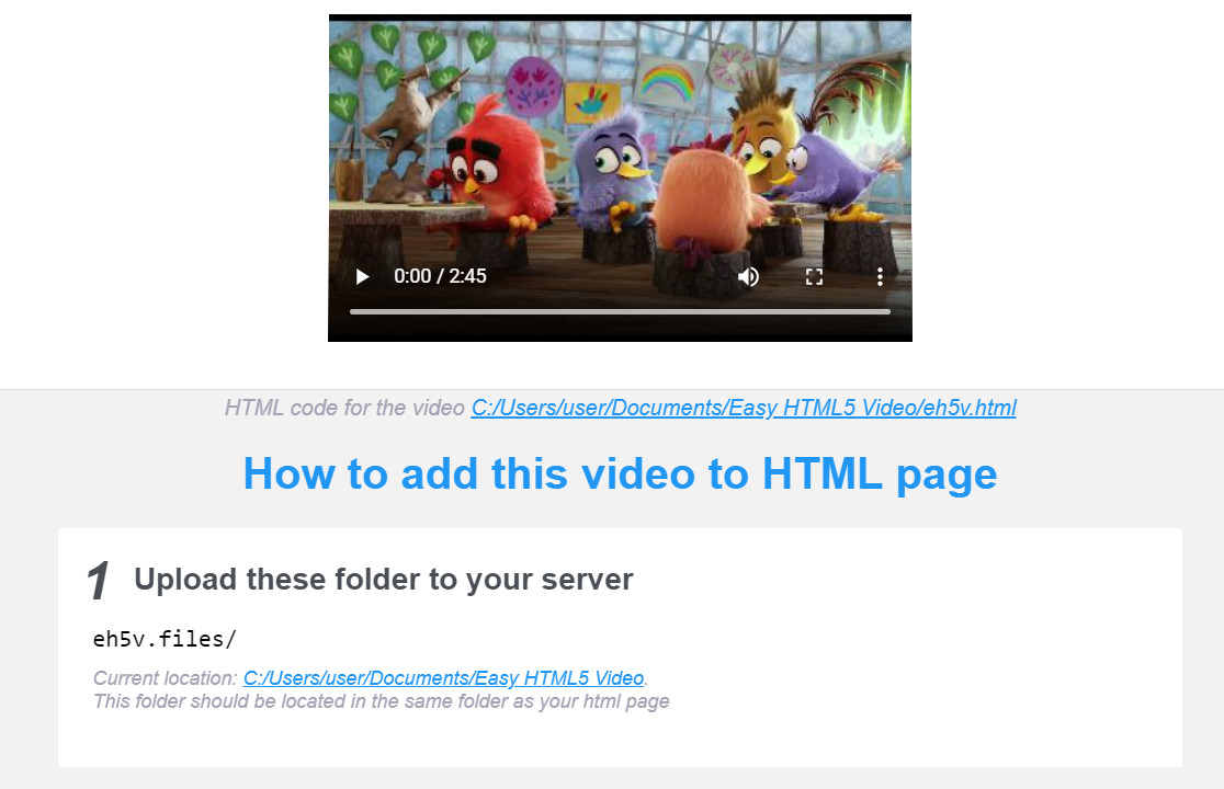 html video autoplay